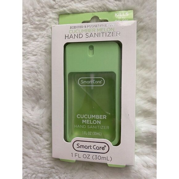 Smart Care Scented Hand Sanitizer Spray 1 Fl Oz Cucumber Melon Hydrating NEW - Picture 2 of 10